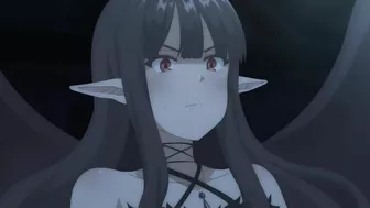 Hero fucks his harem bitches as demon girl looks on in hentai fantasy.