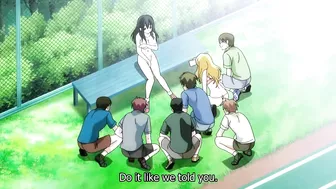 Honest girl seduced by hentai gangbang group.