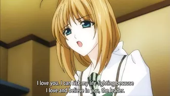 Hentai porn video - Female character from Beat Blades Haruko gets gang-banged by monsters in a sexually explicit scene.