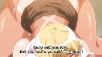 Five curvaceous teens engage in public sex on a moving anime train. #Hentai #Porn