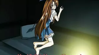 Hentai waitresses battle in a gangbang, winner and loser both get fucked.