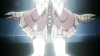 Hentai waitresses battle in a gangbang, winner and loser both get fucked.