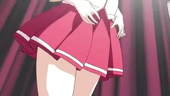 Hentai schoolgirl gets double-teamed and filled with cum.