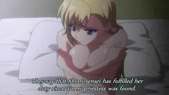 Hentai schoolgirl gets double-teamed and filled with cum.