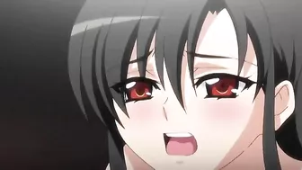 Hentai schoolgirl gets double-teamed and filled with cum.