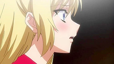 Hentai schoolgirl gets double-teamed and filled with cum.