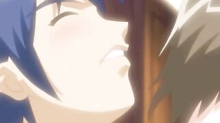 Hentai demon with tentacles fucks warrior girl's wet pussy.