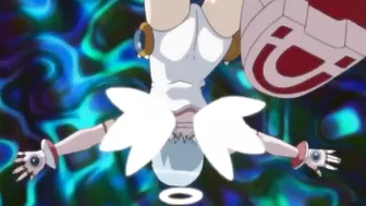 Hentai demon with tentacles fucks warrior girl's wet pussy.