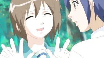 Hentai demon with tentacles fucks warrior girl's wet pussy.