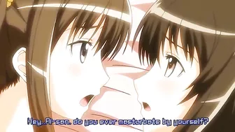 Hentai tennis players have a wild orgy in the basketball court.