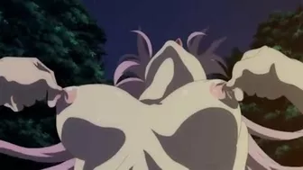 Redo - The hero's harem slaves have a steamy threesome.