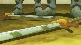 Redo - The hero's harem slaves have a steamy threesome.