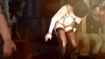 Ninjas and hentai come together in a steamy public train ride with multiple partners.