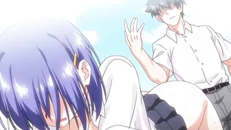 Hentai twin sisters give a steamy birthday threesome in Love Me - Kaede to Suzu 2.