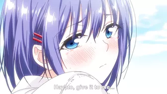 Hentai twin sisters give a steamy birthday threesome in Love Me - Kaede to Suzu 2.