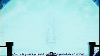 A father saves his daughter from being sexually assaulted by animals in a hentai film.