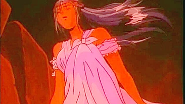 A father saves his daughter from being sexually assaulted by animals in a hentai film.