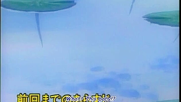 A father saves his daughter from being sexually assaulted by animals in a hentai film.