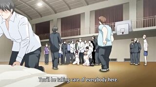 Hentai sisters gangbang and orgy on camera.
