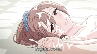 Hentai sisters gangbang and orgy on camera.