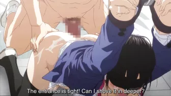 Hentai schoolgirl orgy with a sexy school president.