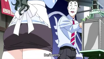 Dr. Maro's patient's wife was double-penetrated and bound while her husband watched on a hentai website.