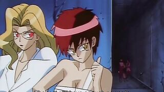 Hentai vampire schoolgirls defeat sex demons in a metropolis.
