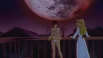 Hentai vampire schoolgirls defeat sex demons in a metropolis.