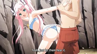 Hentai sex friends with busty beauties in public!