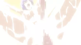 Princess busty gets double-penetrated in hentai.