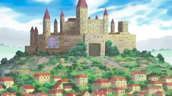 Revised sentence - Tower of Etruria's witch gets tentacled while hero looks on in hentai fantasy.