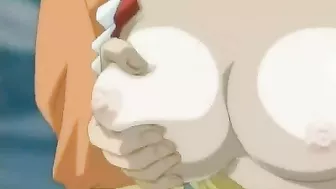 Burger shop employees engage in hentai-themed sexual acts during work hours.