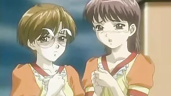 Burger shop employees engage in hentai-themed sexual acts during work hours.