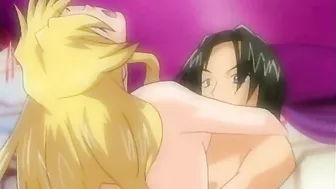 Hentai anime teen gets sluttier with every touch.