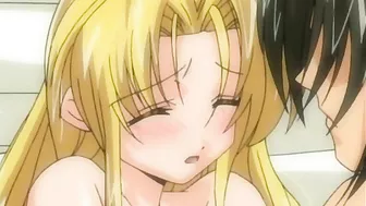 Hentai anime teen gets sluttier with every touch.