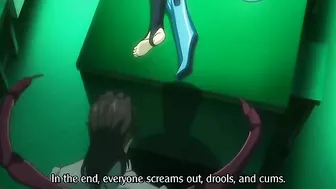 Teenage warrior woman ravaged by massive tentacle monster in hardcore hentai sex.