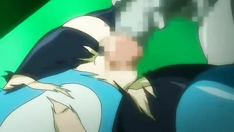 Teenage warrior woman ravaged by massive tentacle monster in hardcore hentai sex.