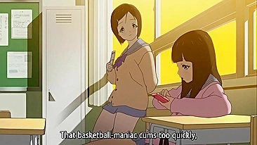 Hentai slutty schoolgirl gets gangbanged by basketball team.