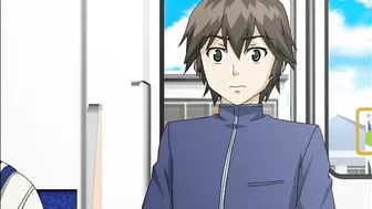 Horny hentai schoolgirl with big round tits and double penetration fantasies.