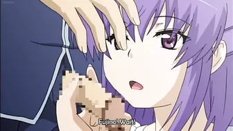 Horny hentai schoolgirl with big round tits and double penetration fantasies.