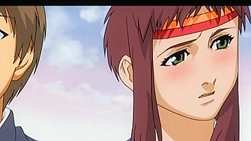 Hentai anime Urotsuki 3 features a college girl being tentacle-banged by a demon as her boyfriend watches.