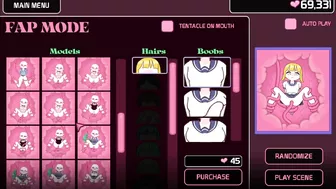 Hentai locker room scene with a sexy Lovecraftian tentacle monster and Saitama from One-Punch Man.