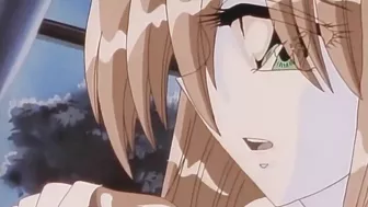 Sexy Catholic schoolgirls engage in steamy lesbian action on a hentai website.