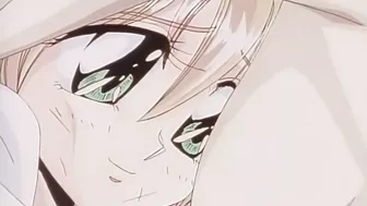 Sexy Catholic schoolgirls engage in steamy lesbian action on a hentai website.