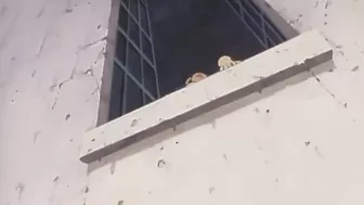 Sexy Catholic schoolgirls engage in steamy lesbian action on a hentai website.