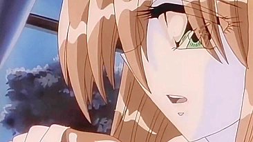 Sexy Catholic schoolgirls engage in steamy lesbian action on a hentai website.