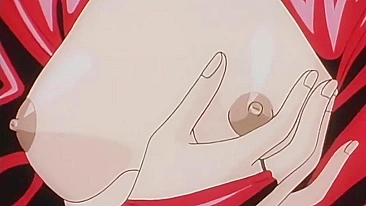 Sexy Catholic schoolgirls engage in steamy lesbian action on a hentai website.