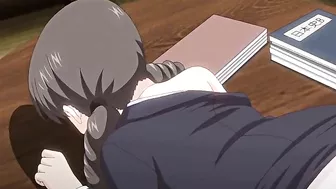 Sexy hentai landlady in a petite anime cosplay teaches naughty lessons.