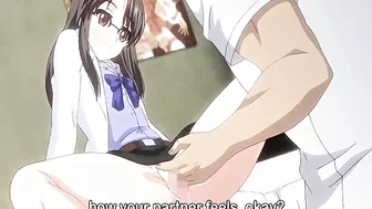 Sexy hentai landlady in a petite anime cosplay teaches naughty lessons.