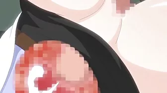 Sexy hentai landlady in a petite anime cosplay teaches naughty lessons.